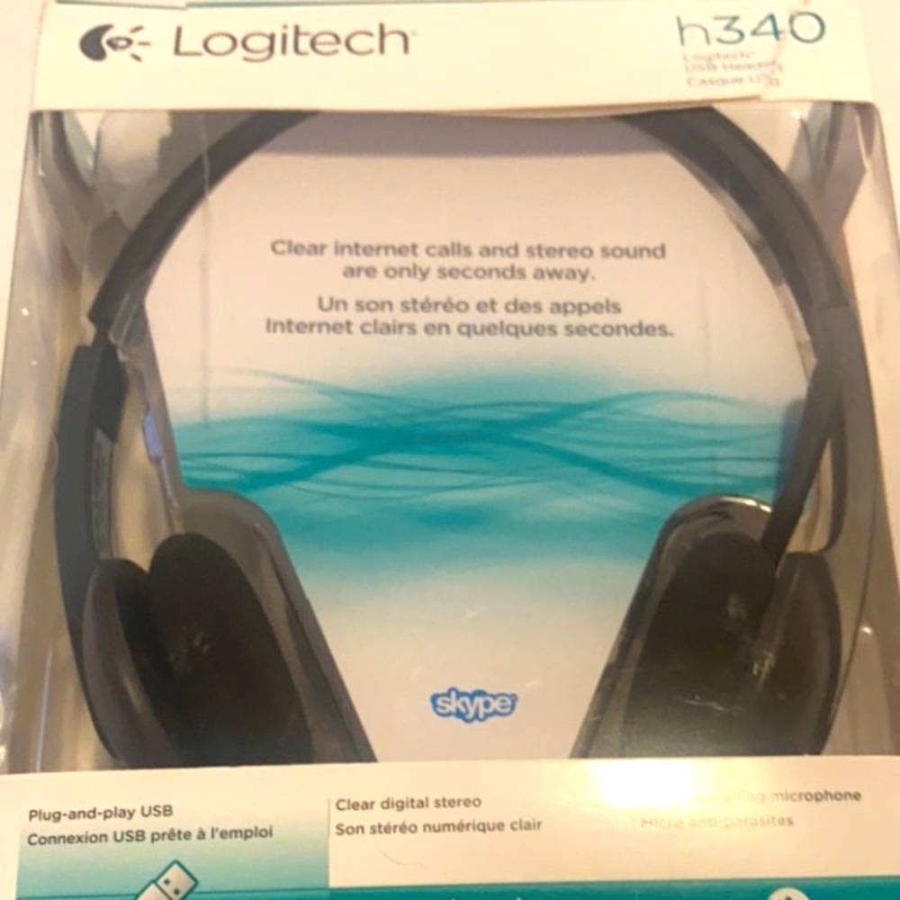 Logitech H340 Headphones new in box.